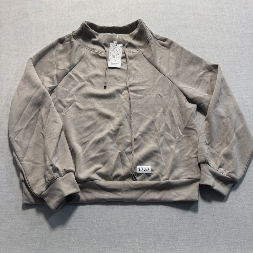 Automet Pullover Sweatshirt Womens Sz M Tan‎ New With Tags